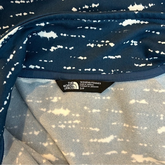 The North Face Speckled Steel Blue Zip Up Lightweight Jacket - Size M - Picture 6 of 6